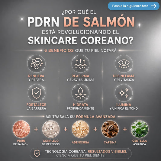Sérum facial PDRN de salmón - reafirma, renueva e hidrata.