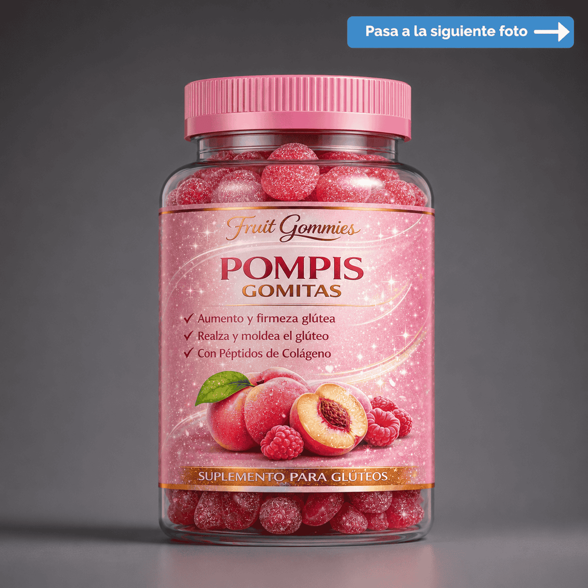 POMPIS™ Gomitas Reafirmantes Para Tus Gluteos