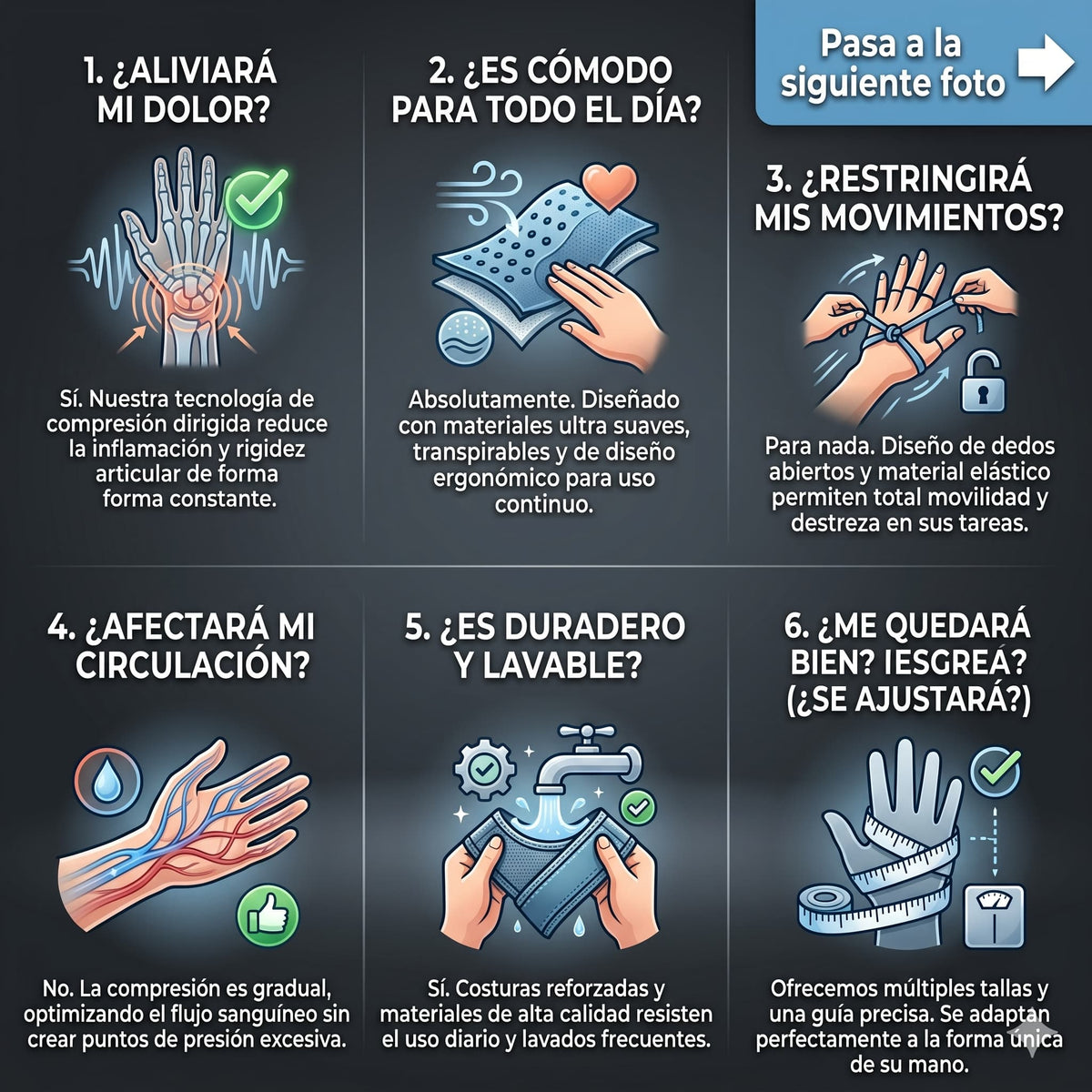 Guantes Compresion Artritis