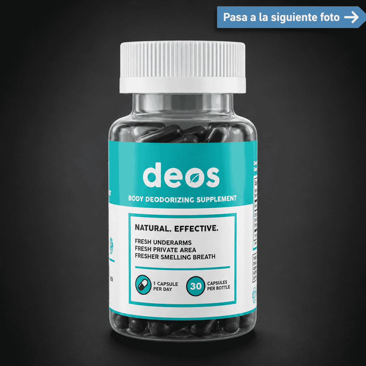 Pastillas DEOS®  Despídete Del Mal Olor Desde Adentro